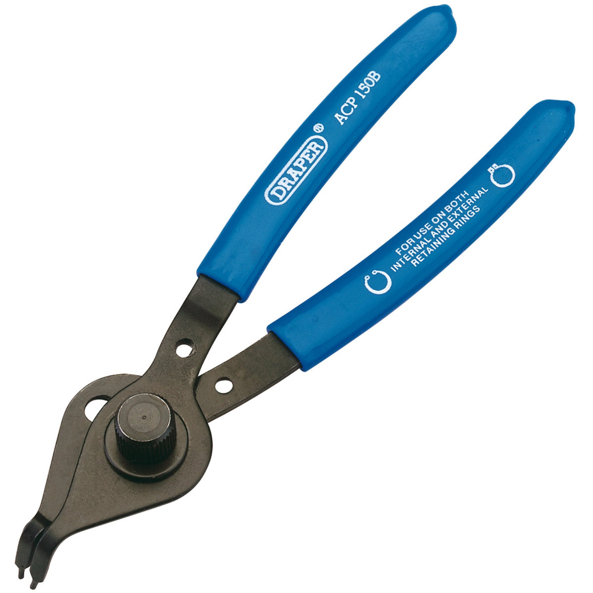 DRAPER Bent Nose Reversible Circlip Pliers: Model No.ACP150B
