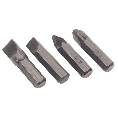 DRAPER 4 Piece Impact Screwdriver Bit Set: Model No.2800M/4