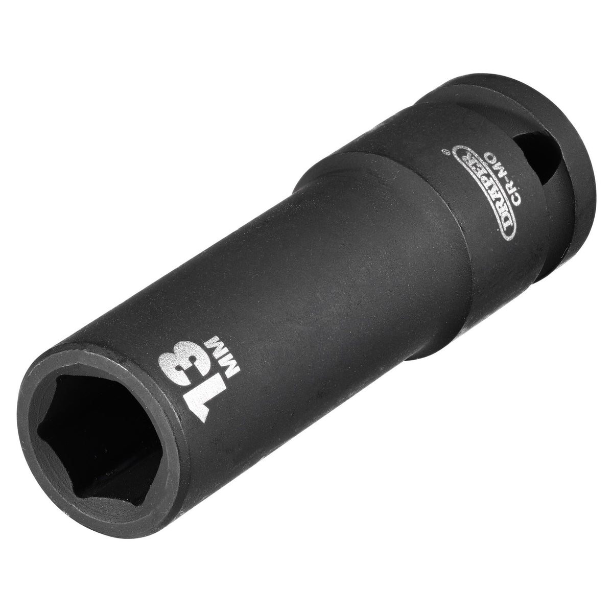 DRAPER Expert 13mm 1/2in. Square Drive Deep Impact Socket: Model No.410D-MM