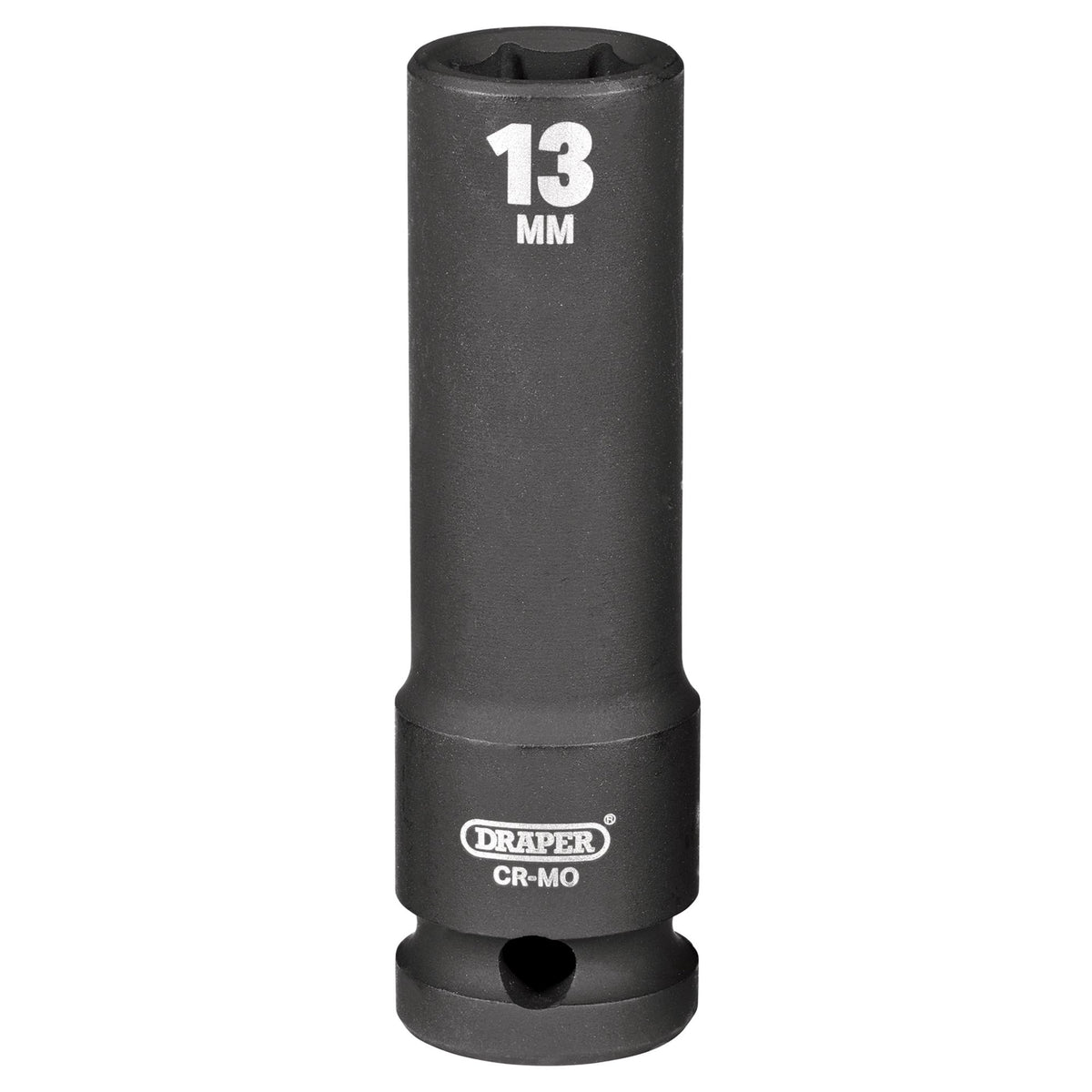 DRAPER Expert 13mm 1/2in. Square Drive Deep Impact Socket: Model No.410D-MM