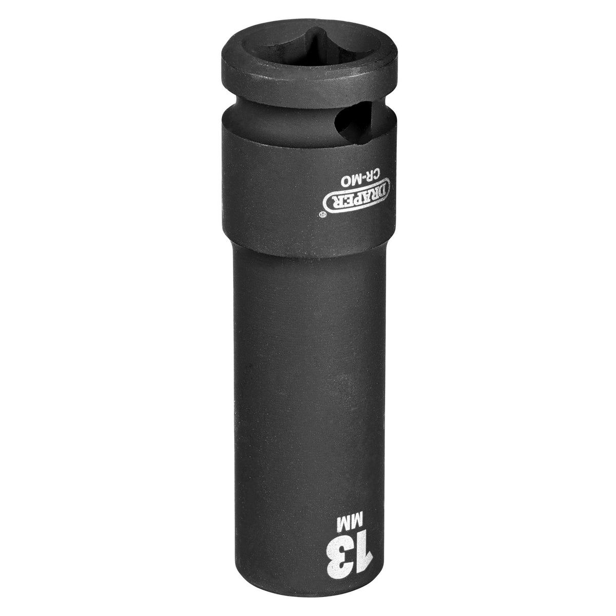 DRAPER Expert 13mm 1/2in. Square Drive Deep Impact Socket: Model No.410D-MM