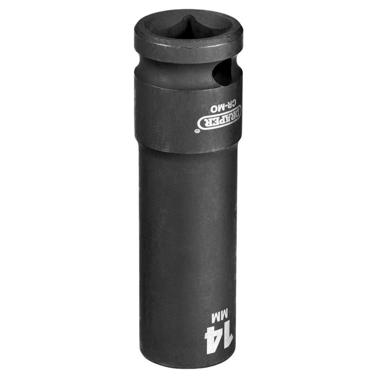 DRAPER Expert 14mm 1/2in. Square Drive Deep Impact Socket: Model No.410D-MM