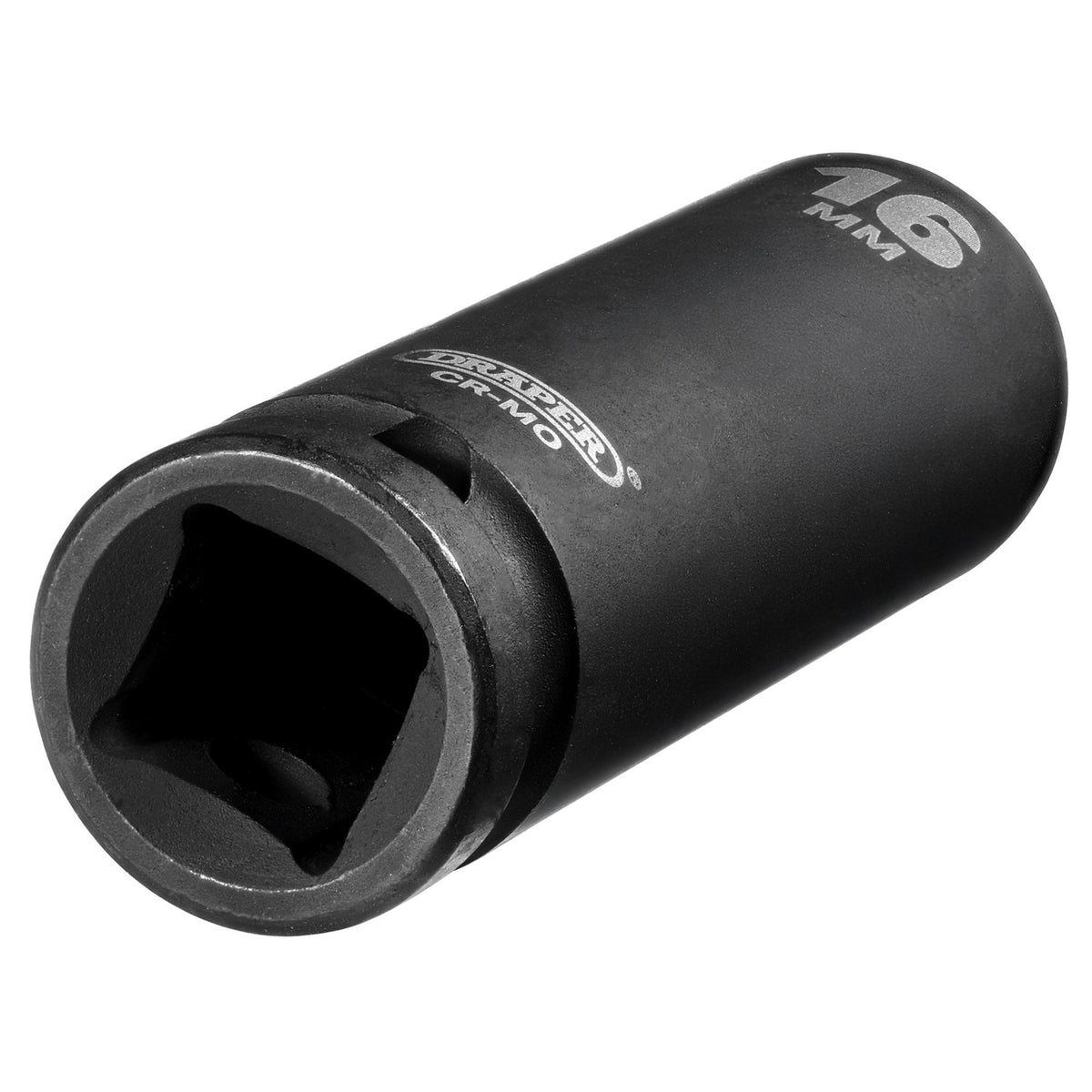 DRAPER Expert 16mm 1/2in. Square Drive Deep Impact Socket: Model No.410D-MM