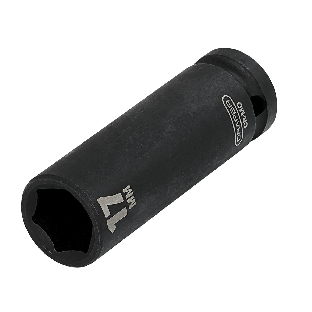 DRAPER Expert 17mm 1/2in. Square Drive Deep Impact Socket: Model No.410D-MM
