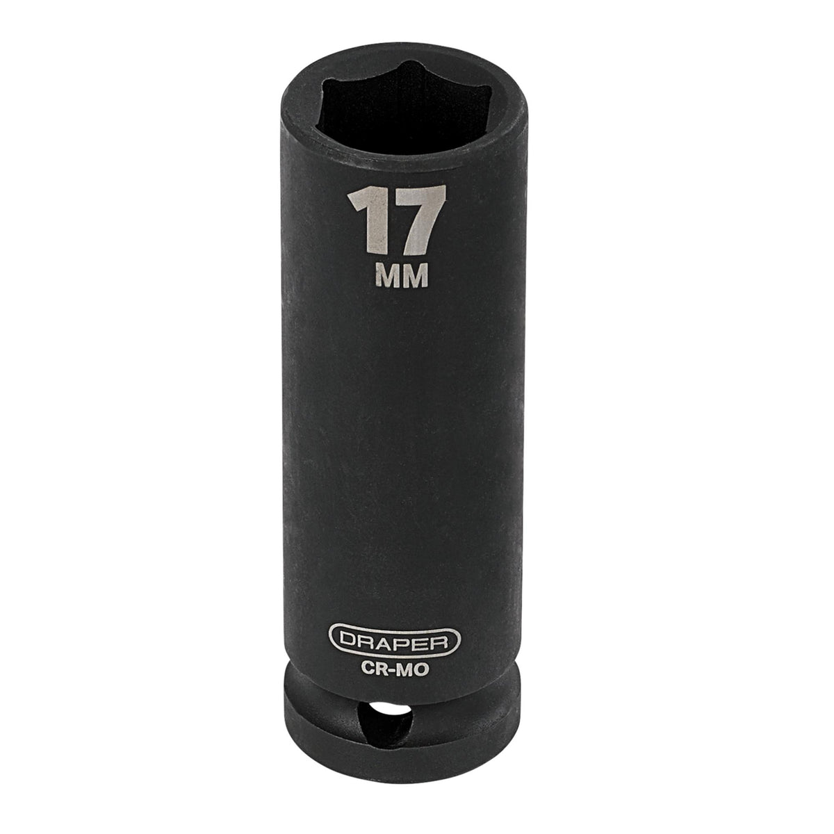 DRAPER Expert 17mm 1/2in. Square Drive Deep Impact Socket: Model No.410D-MM
