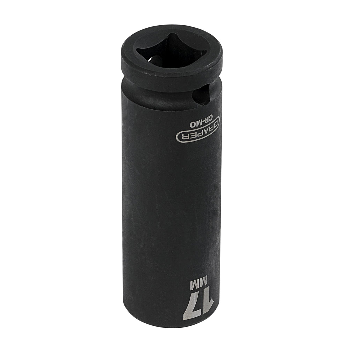 DRAPER Expert 17mm 1/2in. Square Drive Deep Impact Socket: Model No.410D-MM