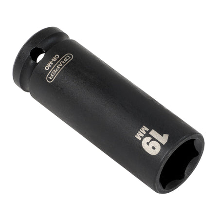 DRAPER Expert 19mm 1/2in. Square Drive Deep Impact Socket: Model No.410D-MM