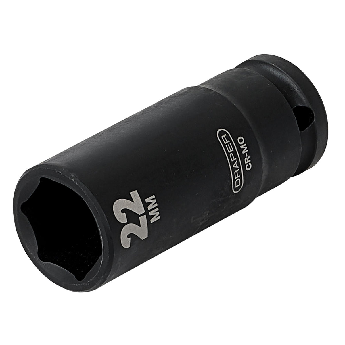DRAPER Expert 22mm 1/2in. Square Drive Deep Impact Socket: Model No.410D-MM