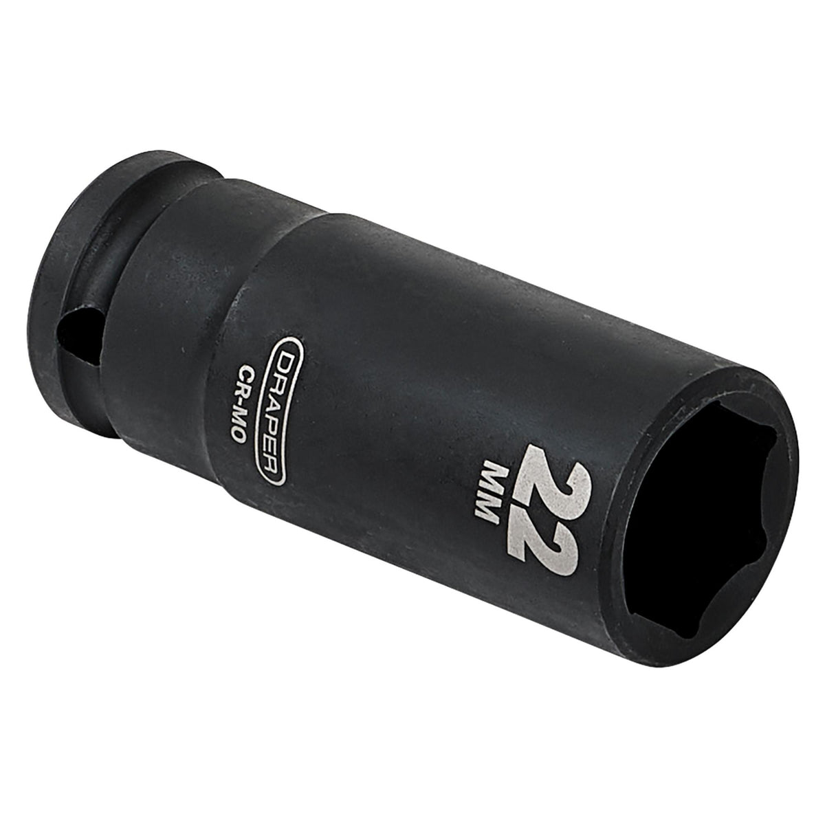 DRAPER Expert 22mm 1/2in. Square Drive Deep Impact Socket: Model No.410D-MM