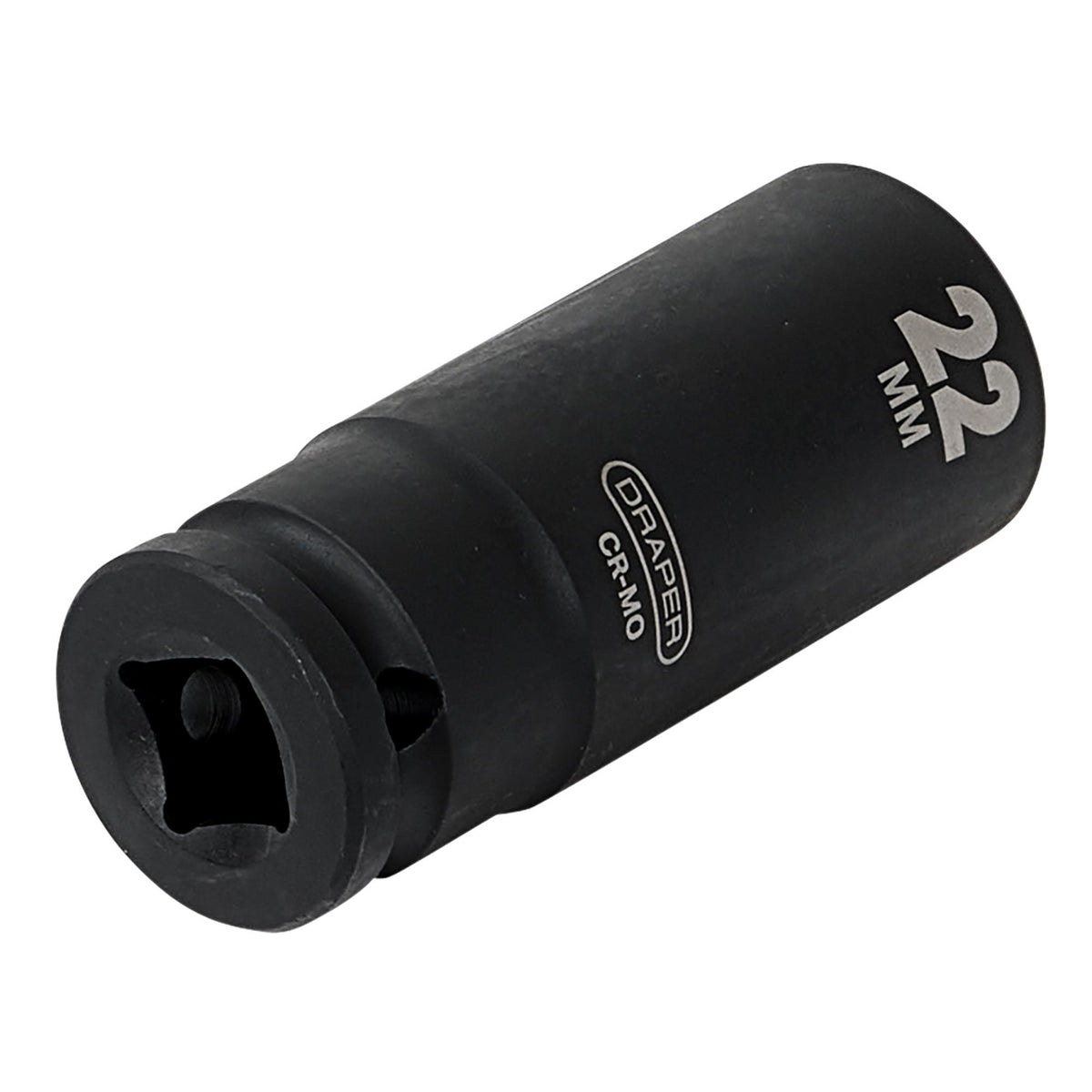 DRAPER Expert 22mm 1/2in. Square Drive Deep Impact Socket: Model No.410D-MM