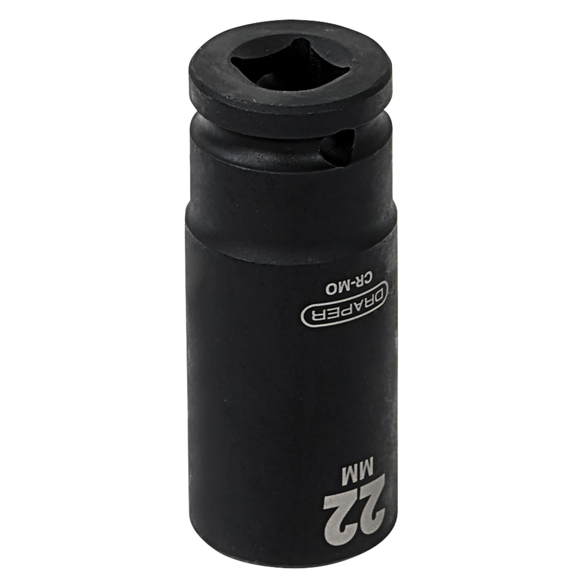 DRAPER Expert 22mm 1/2in. Square Drive Deep Impact Socket: Model No.410D-MM