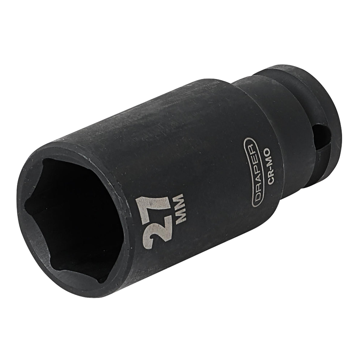 DRAPER Expert 27mm 1/2in. Square Drive Deep Impact Socket: Model No.410D-MM