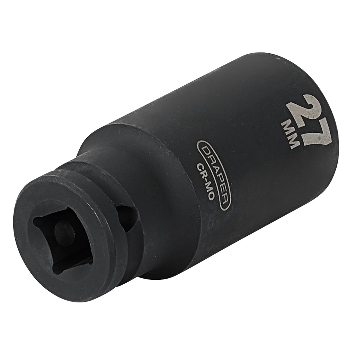 DRAPER Expert 27mm 1/2in. Square Drive Deep Impact Socket: Model No.410D-MM