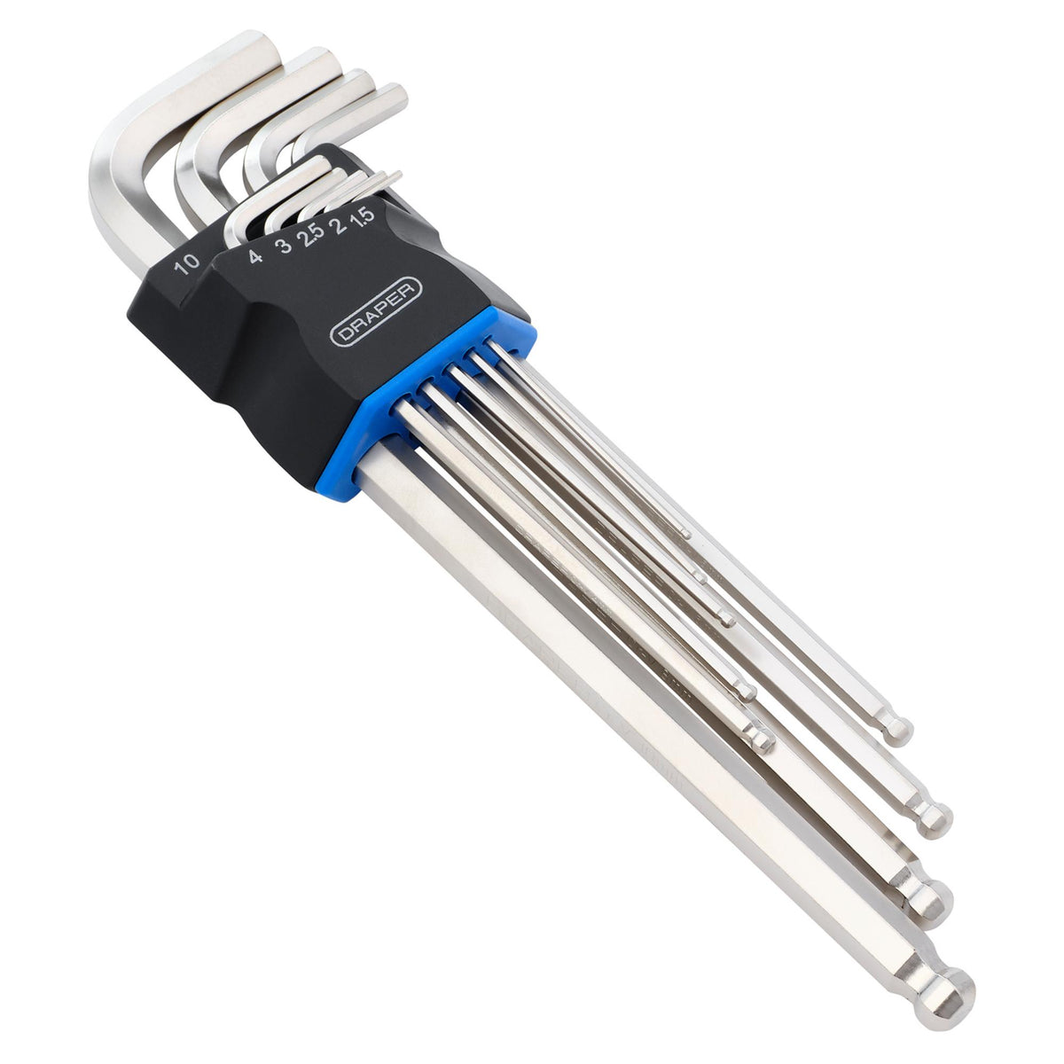 Metric Extra Long Arm Ball End Hex Key Set (9 Piece)