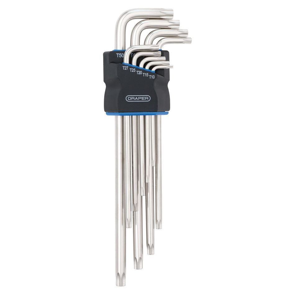 Draper TX-STAR® Extra Long Arm Security Key Set (9 Piece)