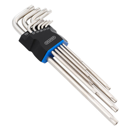 Draper TX-STAR® Extra Long Arm Security Key Set (9 Piece)