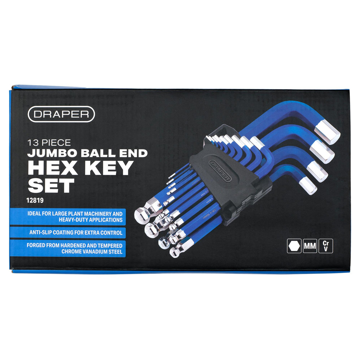 Metric Jumbo Ball End Hex Key Set (13 Piece)