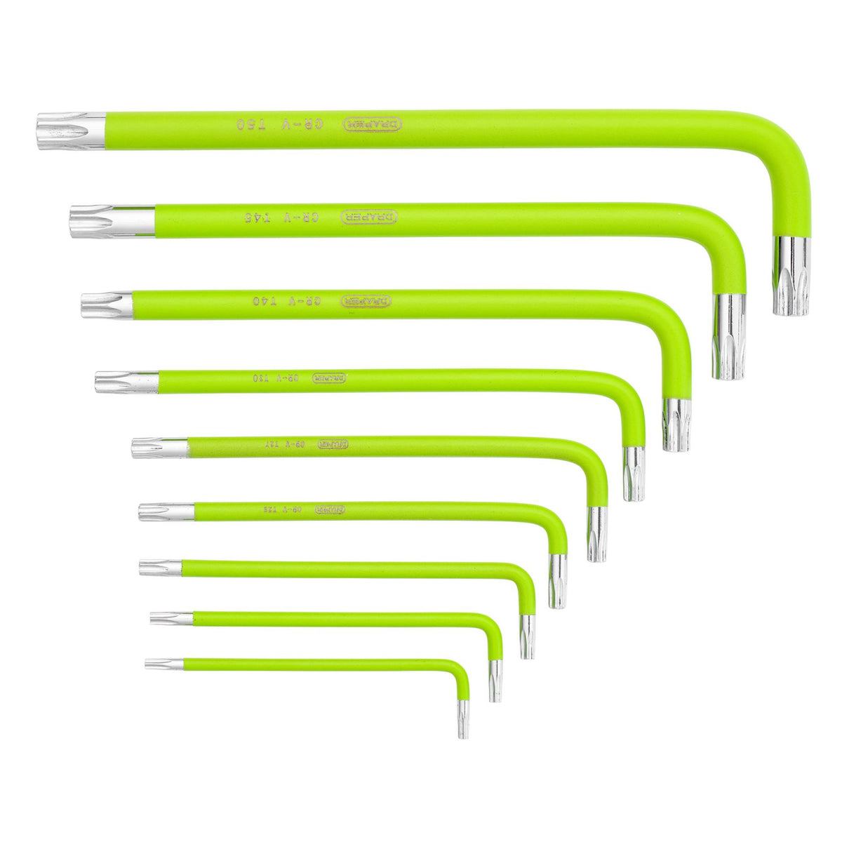 Draper TX-STAR®, Imperial & Metric Ball End Hex Key Sets (27 Piece)