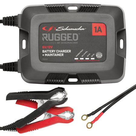 Schumacher SPX457 Rugged 6/12V Battery Charger and Maintainer, 1A : Model No. SPX457