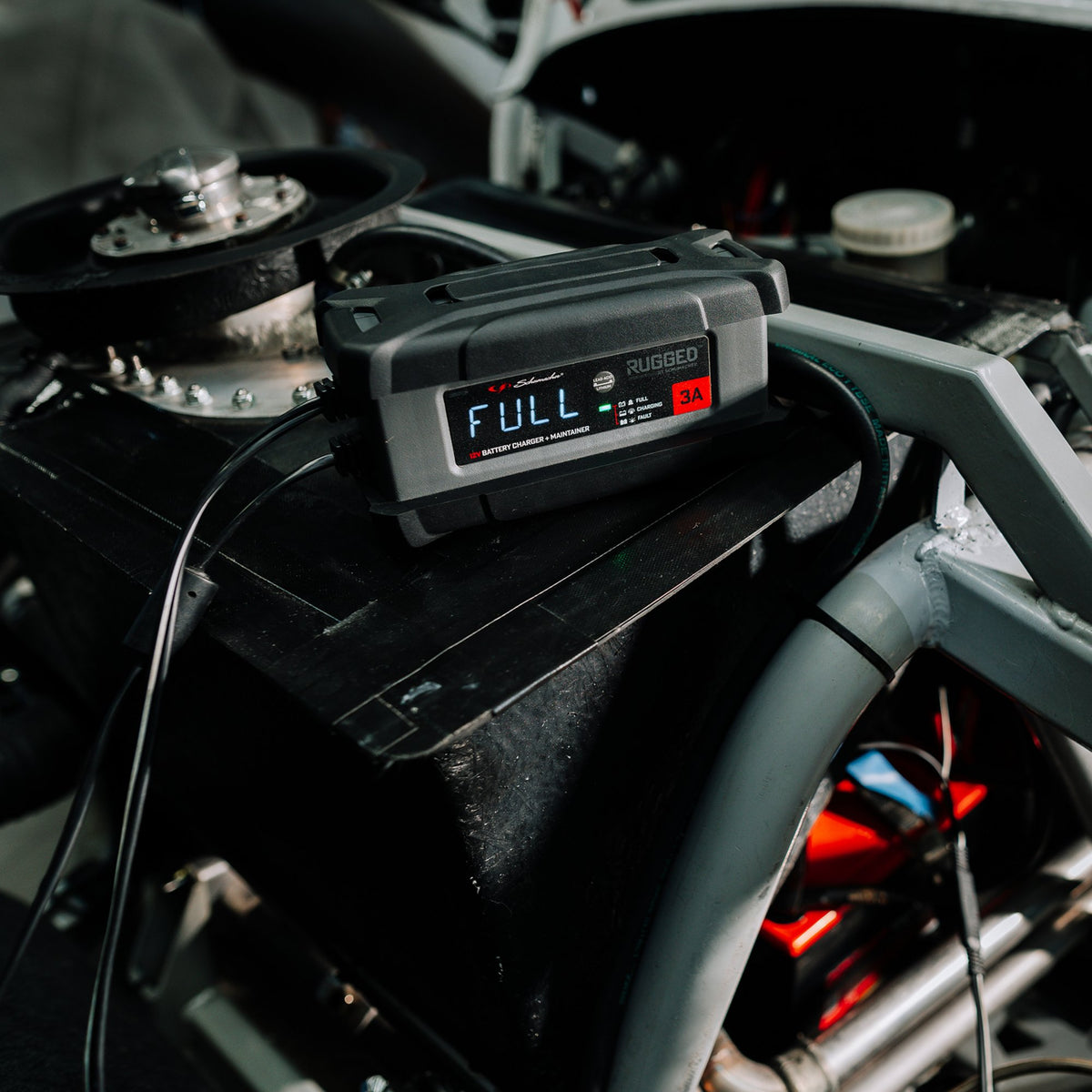 Schumacher SPX458 Rugged 12V Battery Charger and Maintainer, 3A : Model No. SPX458