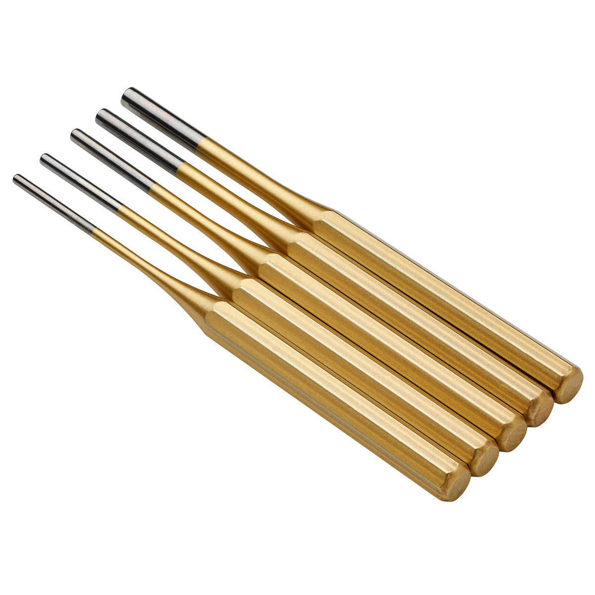 DRAPER Expert 5 Piece Octagonal Parallel Pin Punch Set: Model No.119/5
