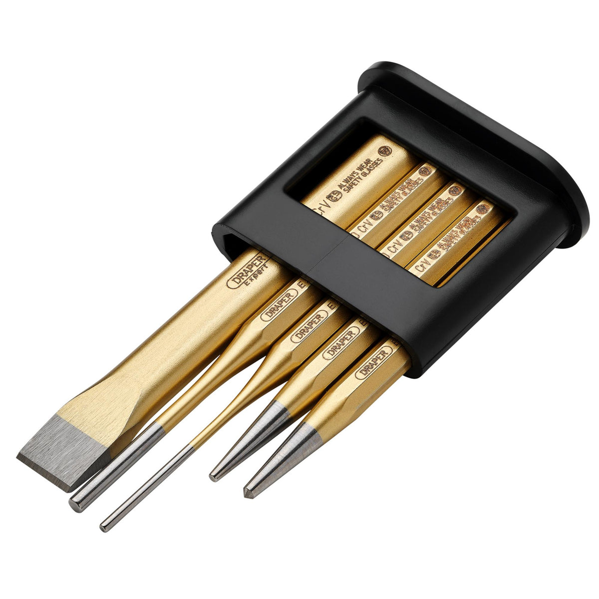 DRAPER Expert 5 Piece Chisel and Punch Set: Model No.5HB