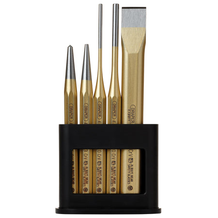 DRAPER Expert 5 Piece Chisel and Punch Set: Model No.5HB