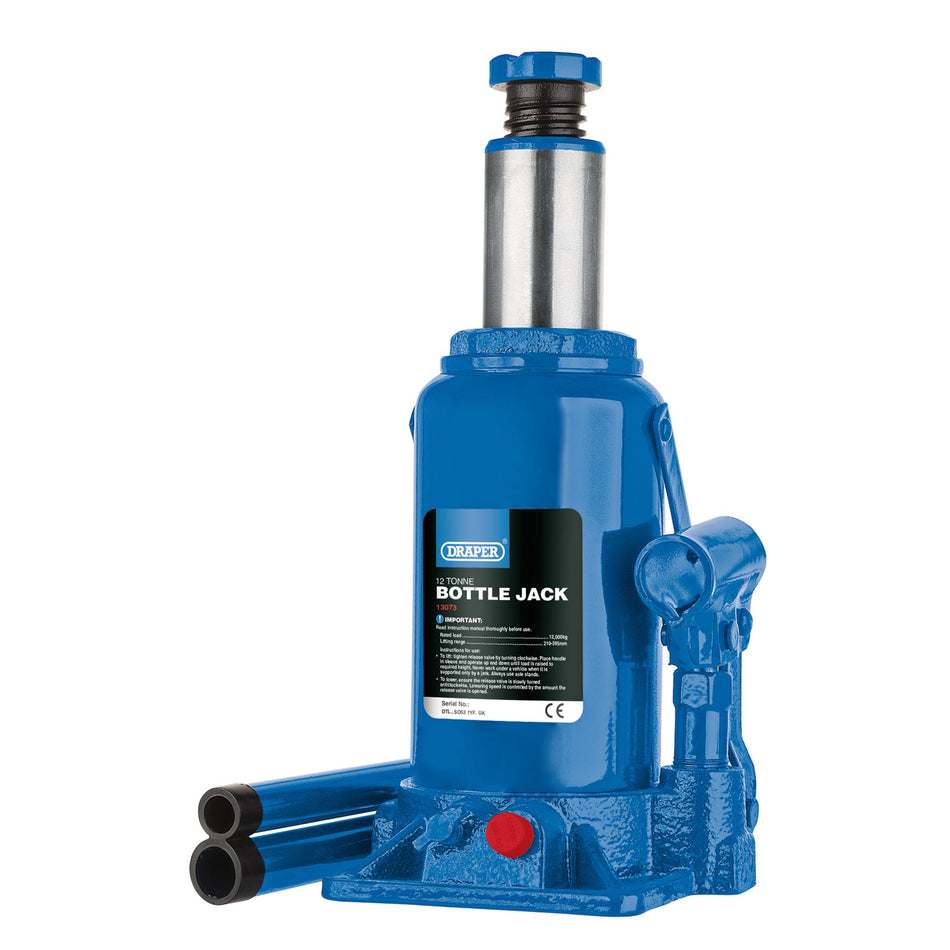 Hydraulic Bottle Jack (12 Tonne): Model No. BJ12-B