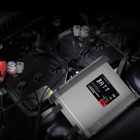 Schumacher SPX459 Rugged 12V Battery Charger and Maintainer, 6A : Model No. SPX459