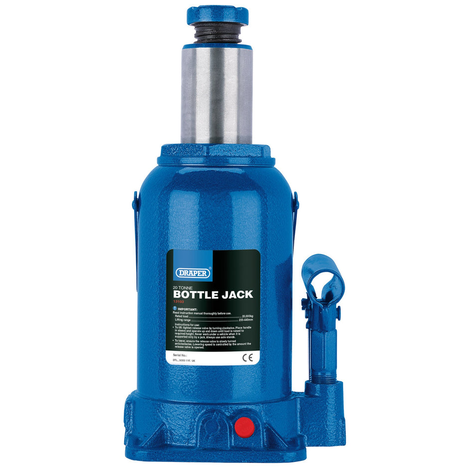 Hydraulic Bottle Jack (20 Tonne): Model No. BJ20-B
