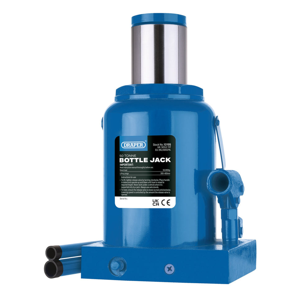 Hydraulic Bottle Jack (50 Tonne): Model No. BJ50-B