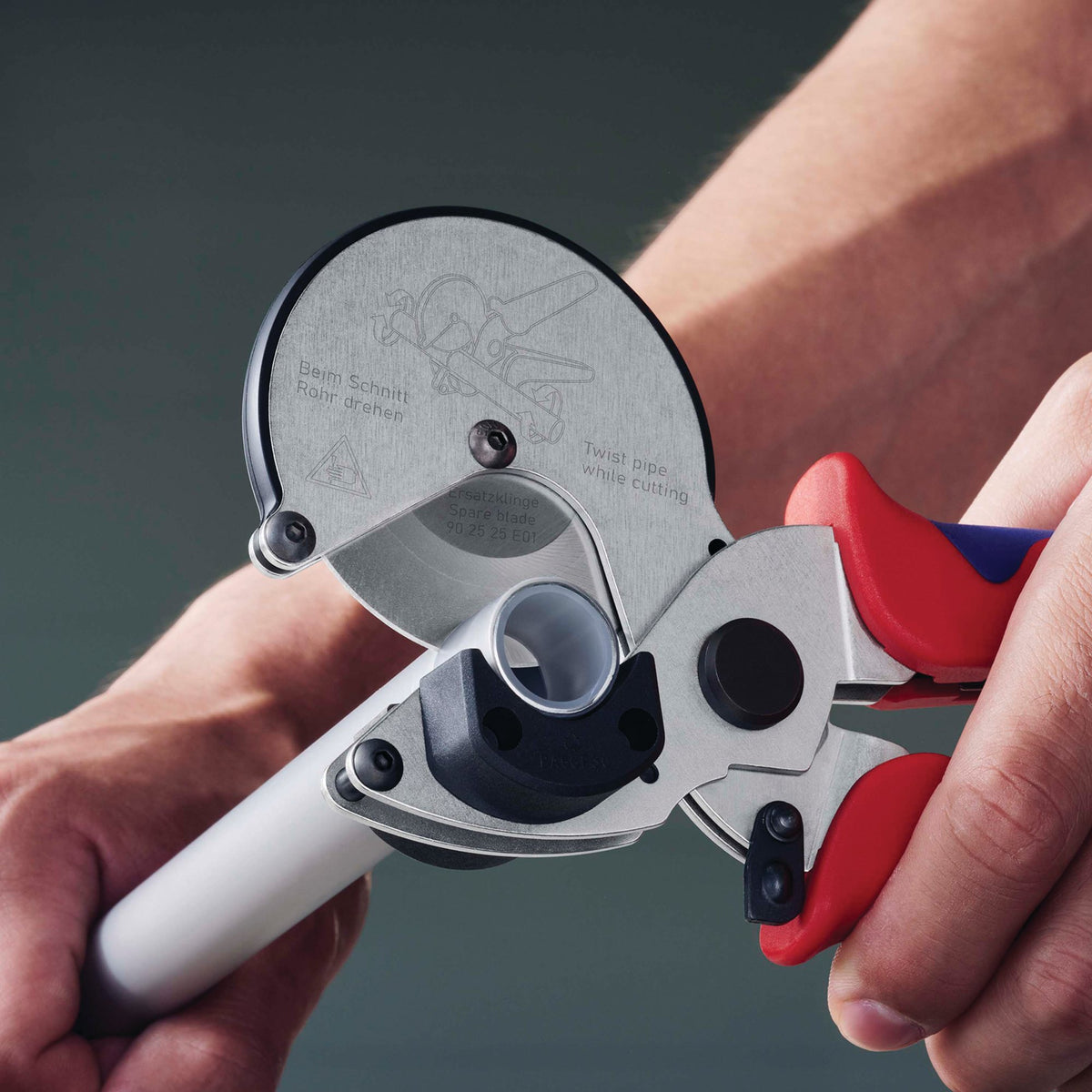 KNIPEX 90 25 25 Pipe Cutter, 210mm : Model No. 90 25 25