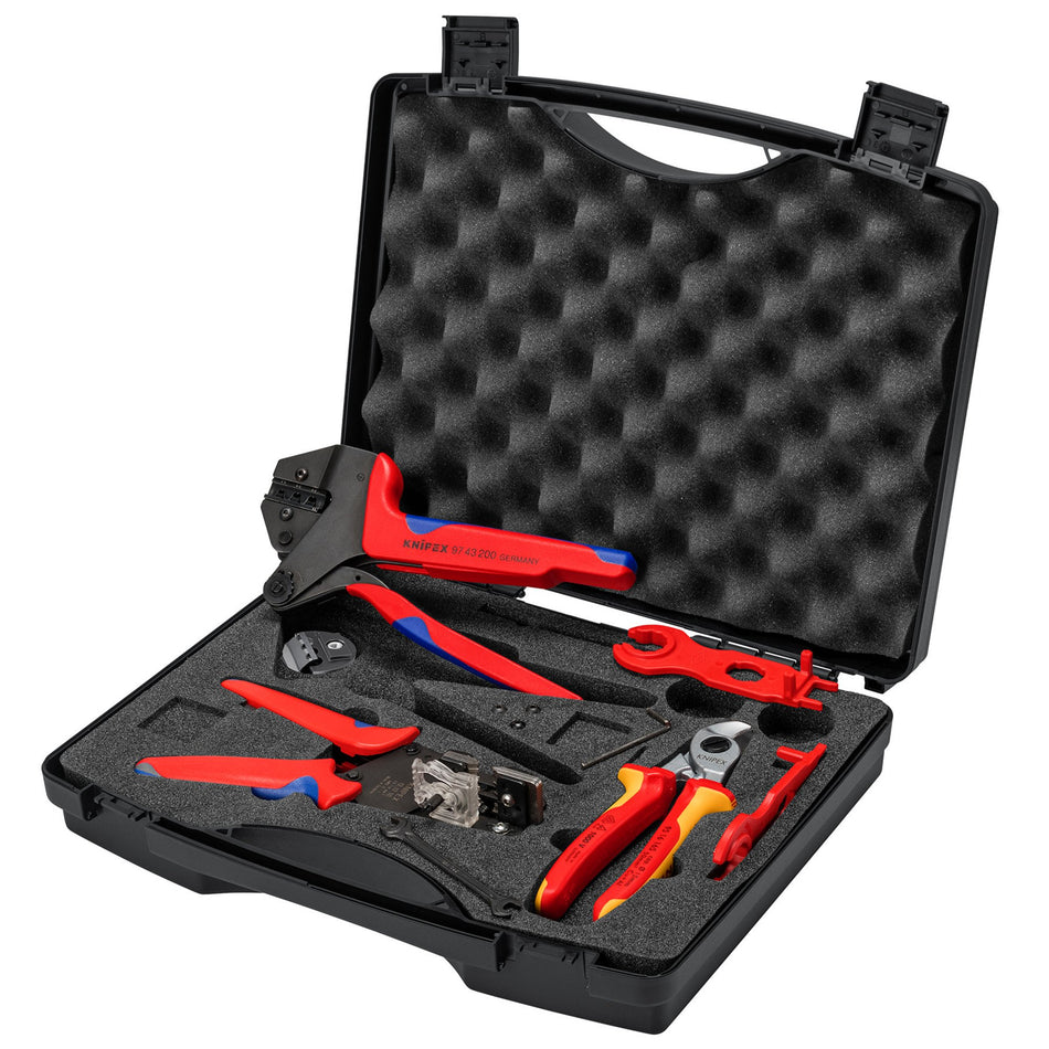 KNIPEX 97 91 04 V01 Tool Case for Solar Cable Connectors MC4 (Multi-Contact) : Model No. 97 91 04 V01