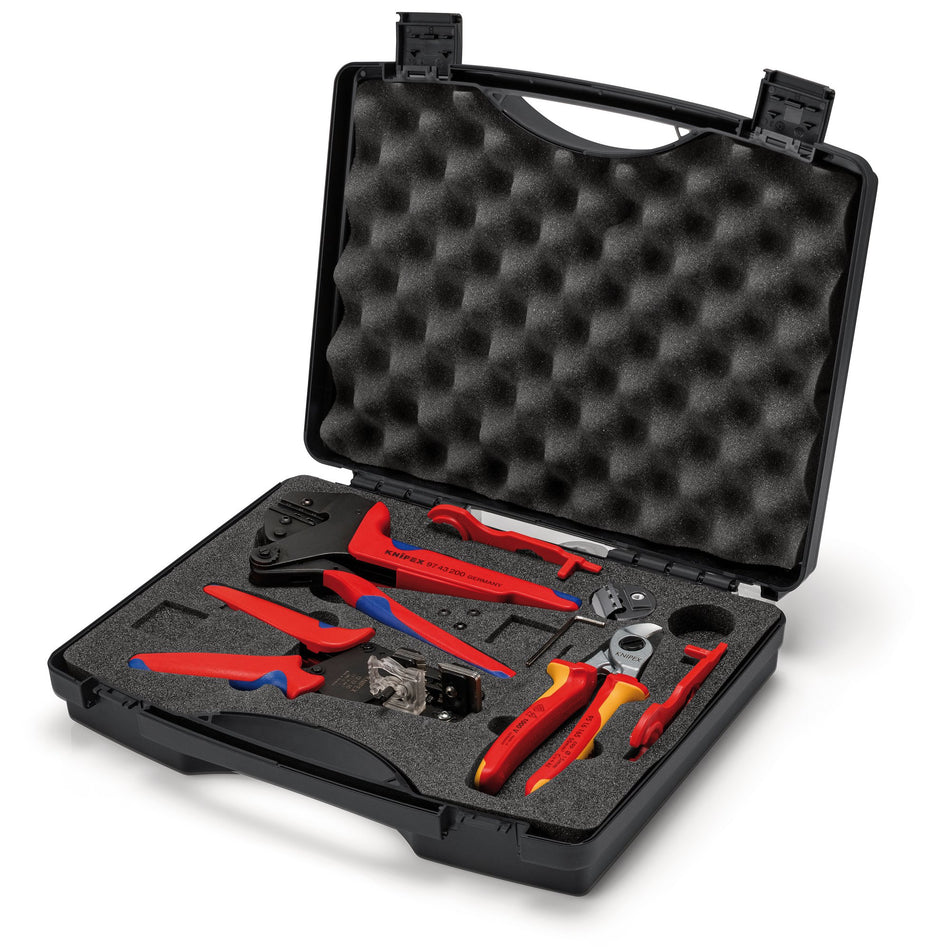 KNIPEX 97 91 04 V02 Tool Case for Solar Cable Connectors MC4 (Multi-Contact) : Model No. 97 91 04 V02