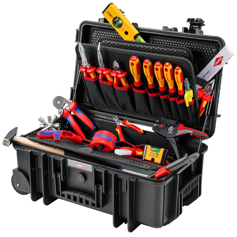KNIPEX 00 21 33 E Tool Case "Robust26" Electric, 22 Parts, 550mm : Model No. 00 21 33 E