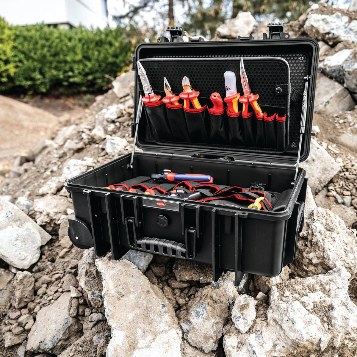 KNIPEX 00 21 33 E Tool Case "Robust26" Electric, 22 Parts, 550mm : Model No. 00 21 33 E