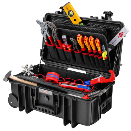 KNIPEX 00 21 33 S Tool Case "Robust26 Move" Plumbing, 17 Parts