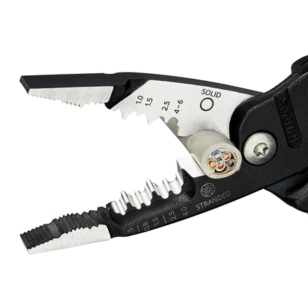 KNIPEX 13 71 200 ME Wire Stripper with Plastic Coated Handles, 200mm : Model No. 13 71 200 ME SB