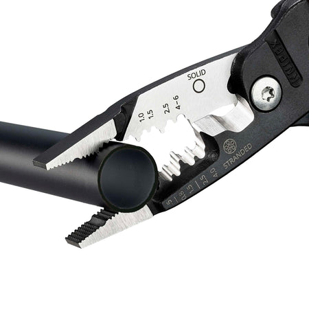 KNIPEX 13 71 200 ME Wire Stripper with Plastic Coated Handles, 200mm : Model No. 13 71 200 ME SB