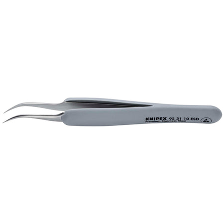 KNIPEX 92 31 10 ESD Precision Tweezers with rubber handles ESD, 122mm : Model No. 92 31 10 ESD