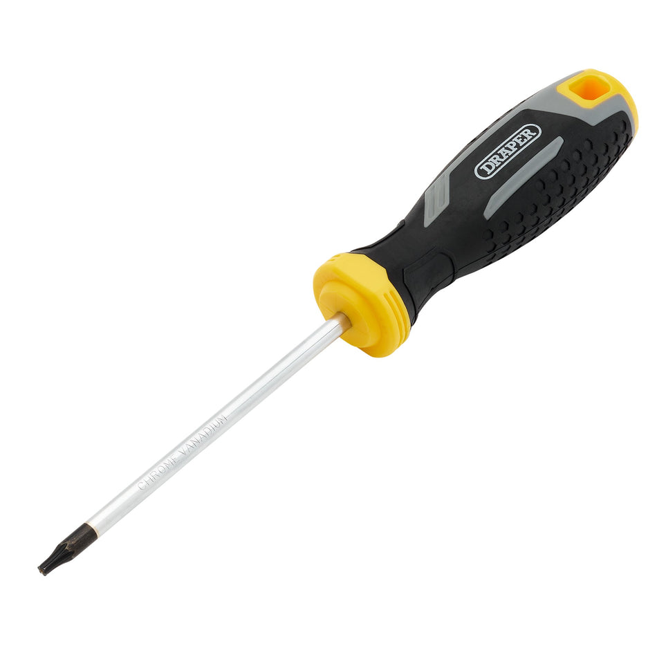 Draper TX-STAR Tamperproof Soft Grip Screwdriver, T15H x 100mm : Model No. 200/TH