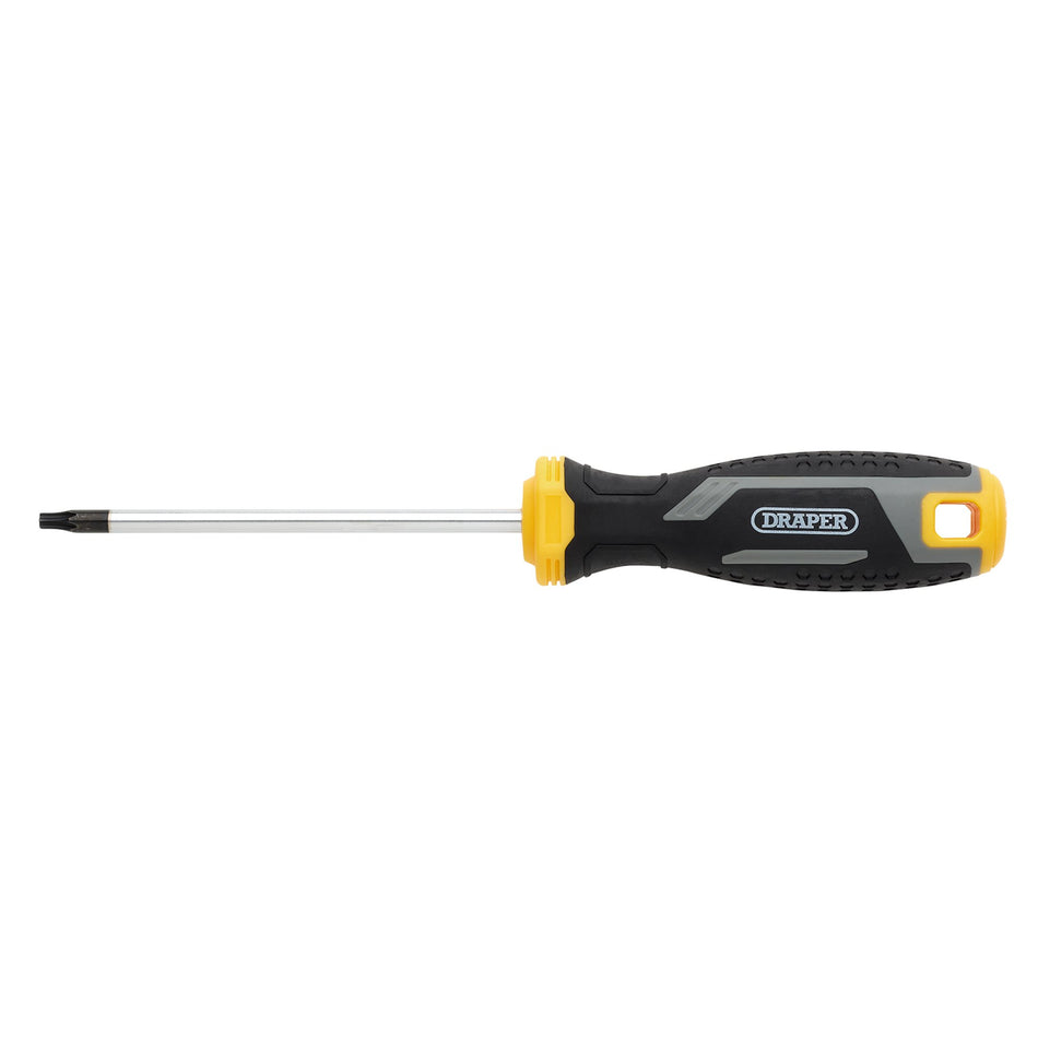 Draper TX-STAR Tamperproof Soft Grip Screwdriver, T20H x 100mm : Model No. 200/TH