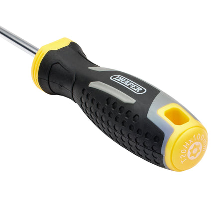 Draper TX-STAR Tamperproof Soft Grip Screwdriver, T20H x 100mm : Model No. 200/TH
