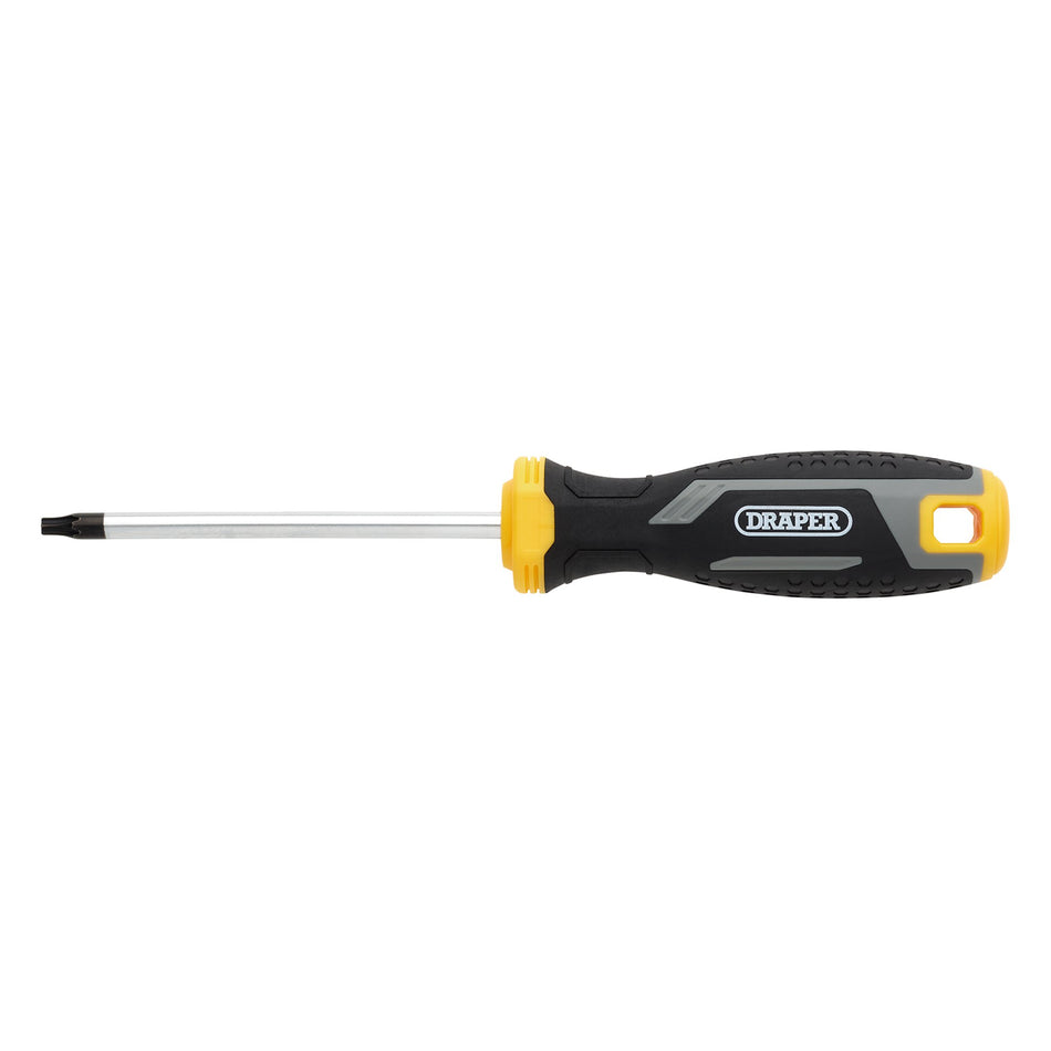 Draper TX-STAR Tamperproof Soft Grip Screwdriver, T25H x 100mm : Model No. 200/TH
