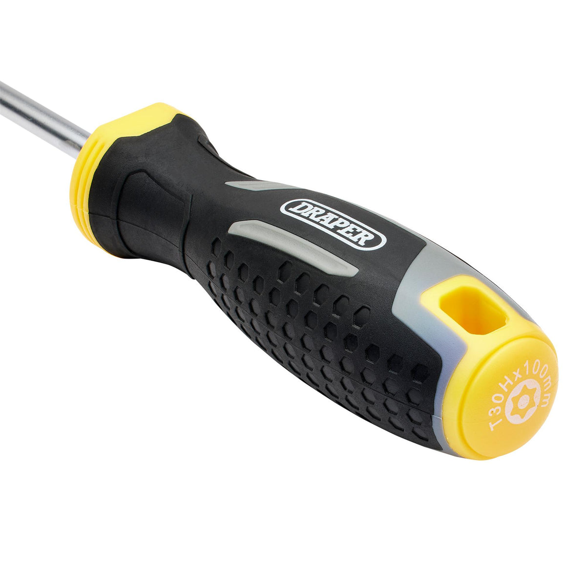 Draper TX-STAR Tamperproof Soft Grip Screwdriver, T30H x 100mm : Model No. 200/TH