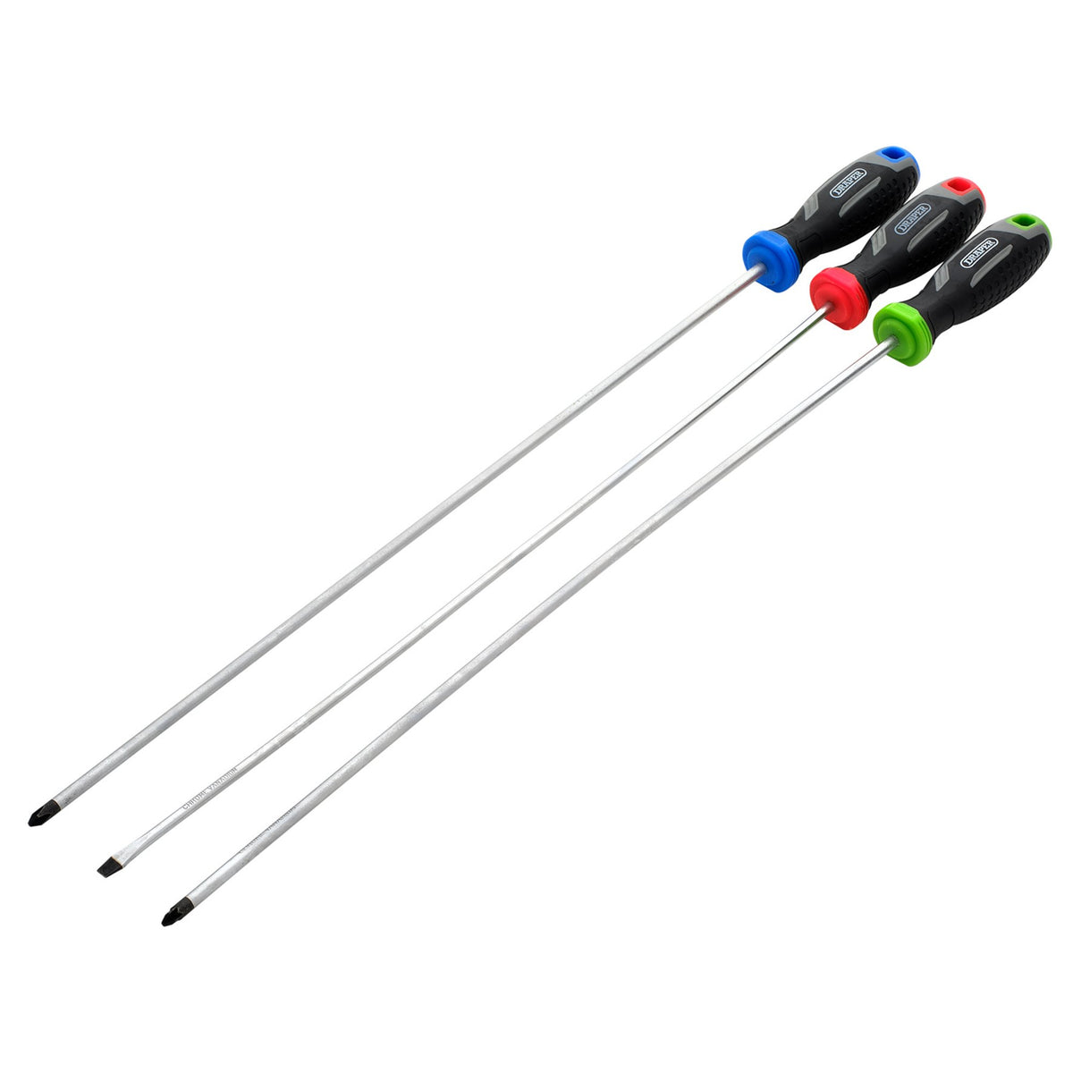 Long Reach Soft Grip Screwdriver Set (3 Piece) : Model No. 200/S1