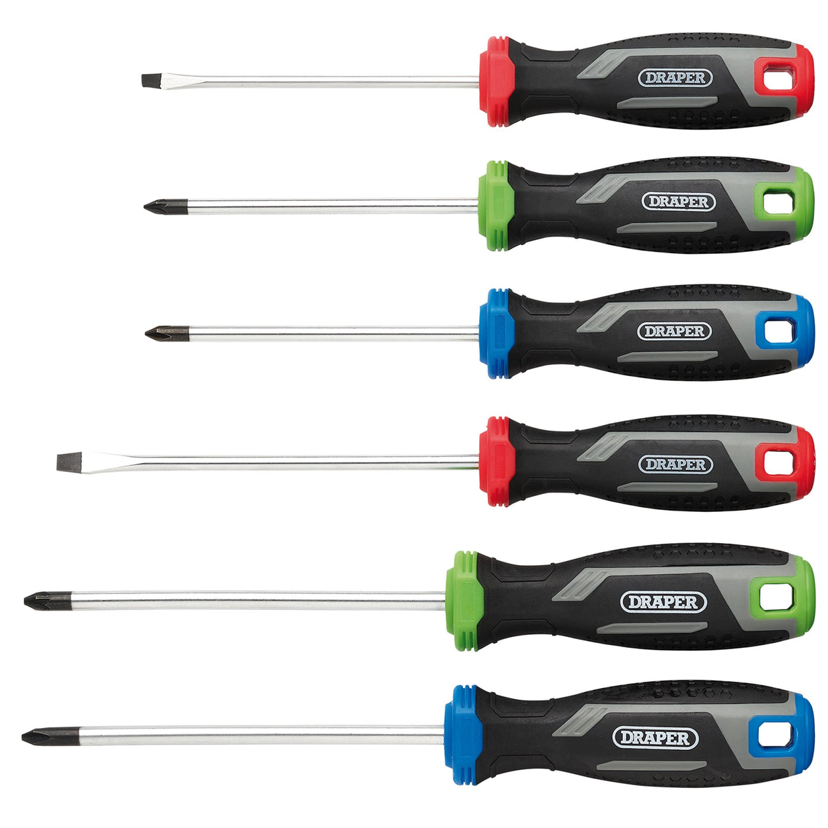 Soft Grip Screwdriver Set (6 Piece) : Model No. 200/S3