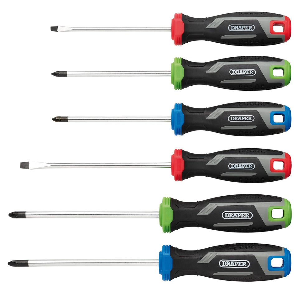 Soft Grip Screwdriver Set (6 Piece) : Model No. 200/S3