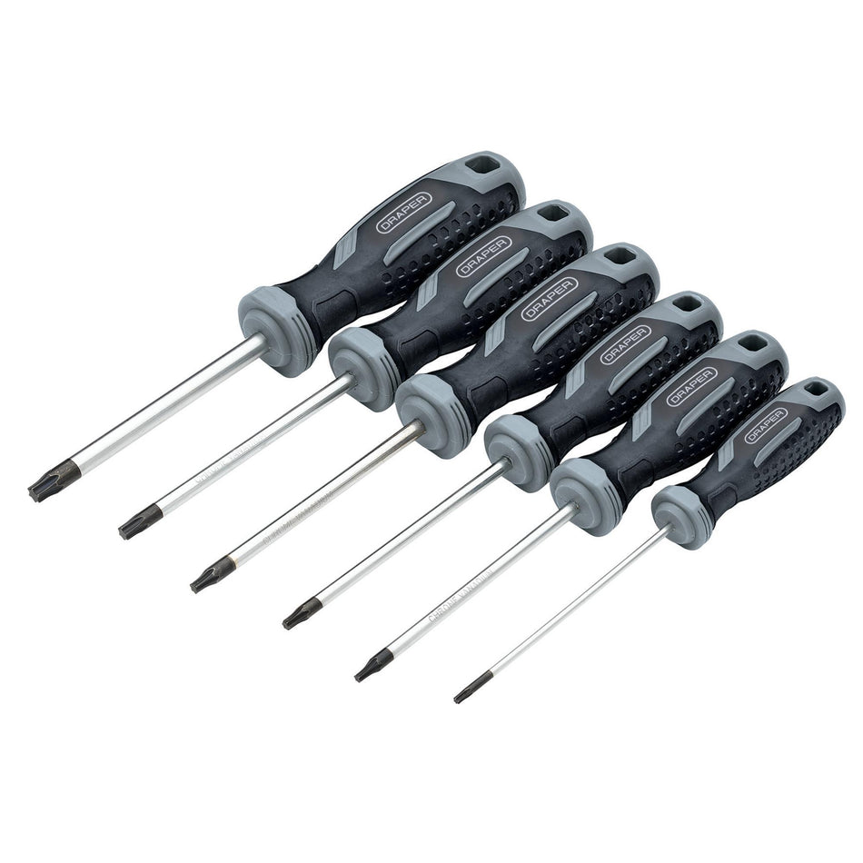 Draper TX-STAR Soft Grip Screwdriver Set (6 Piece) : Model No. 200/S4
