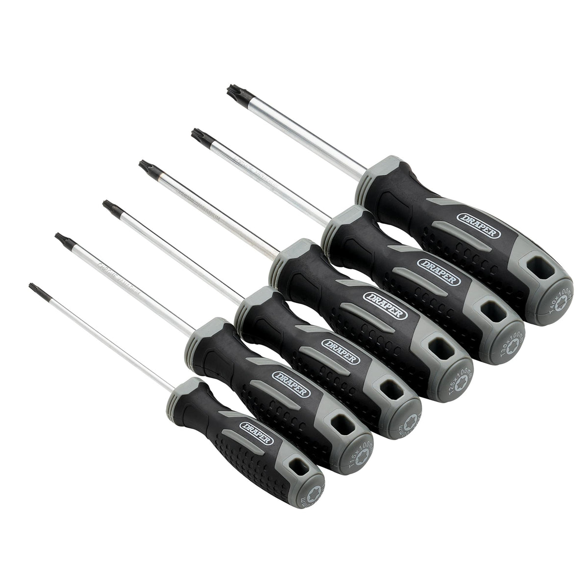 Draper TX-STAR Soft Grip Screwdriver Set (6 Piece) : Model No. 200/S4